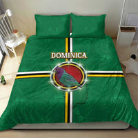 Dominica Bedding Set Sisserou Parrot With Hibiscus Patterns - Wonder Print Shop