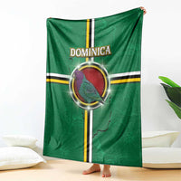 Dominica Blanket Sisserou Parrot With Hibiscus Patterns - Wonder Print Shop