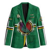 Personalized Dominica Blazer Sisserou Parrot With Hibiscus Patterns - Wonder Print Shop