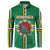 Personalized Dominica Button Sweatshirt Sisserou Parrot With Hibiscus Patterns - Wonder Print Shop