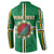 Personalized Dominica Button Sweatshirt Sisserou Parrot With Hibiscus Patterns - Wonder Print Shop