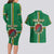 Personalized Dominica Couples Matching Long Sleeve Bodycon Dress and Hawaiian Shirt Sisserou Parrot With Hibiscus Patterns - Wonder Print Shop