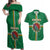 Personalized Dominica Couples Matching Off Shoulder Maxi Dress and Hawaiian Shirt Sisserou Parrot With Hibiscus Patterns - Wonder Print Shop