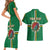 Personalized Dominica Couples Matching Short Sleeve Bodycon Dress and Hawaiian Shirt Sisserou Parrot With Hibiscus Patterns - Wonder Print Shop