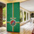 Personalized Dominica Door Cover Sisserou Parrot With Hibiscus Patterns - Wonder Print Shop