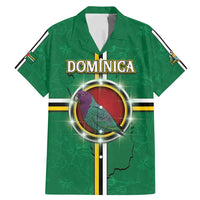 Personalized Dominica Family Matching Mermaid Dress and Hawaiian Shirt Sisserou Parrot With Hibiscus Patterns - Wonder Print Shop