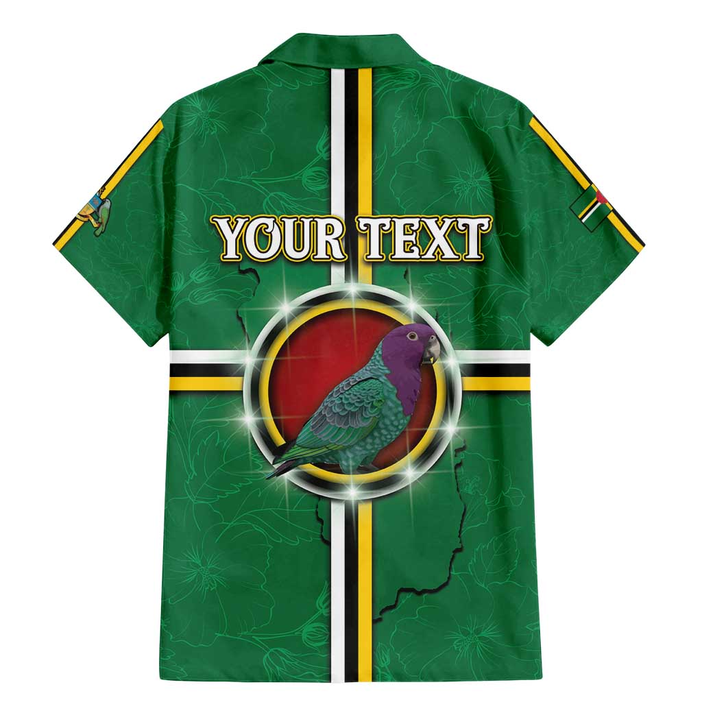 Personalized Dominica Family Matching Mermaid Dress and Hawaiian Shirt Sisserou Parrot With Hibiscus Patterns - Wonder Print Shop