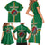 Personalized Dominica Family Matching Short Sleeve Bodycon Dress and Hawaiian Shirt Sisserou Parrot With Hibiscus Patterns - Wonder Print Shop