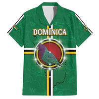 Personalized Dominica Family Matching Short Sleeve Bodycon Dress and Hawaiian Shirt Sisserou Parrot With Hibiscus Patterns - Wonder Print Shop