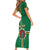 Personalized Dominica Family Matching Short Sleeve Bodycon Dress and Hawaiian Shirt Sisserou Parrot With Hibiscus Patterns - Wonder Print Shop