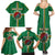 Personalized Dominica Family Matching Summer Maxi Dress and Hawaiian Shirt Sisserou Parrot With Hibiscus Patterns - Wonder Print Shop