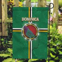 Dominica Garden Flag Sisserou Parrot With Hibiscus Patterns - Wonder Print Shop