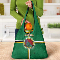 Dominica Grocery Bag Sisserou Parrot With Hibiscus Patterns - Wonder Print Shop