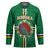 Personalized Dominica Hockey Jersey Sisserou Parrot With Hibiscus Patterns - Wonder Print Shop
