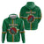 Personalized Dominica Hoodie Sisserou Parrot With Hibiscus Patterns - Wonder Print Shop