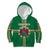 Personalized Dominica Kid Hoodie Sisserou Parrot With Hibiscus Patterns - Wonder Print Shop