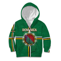 Personalized Dominica Kid Hoodie Sisserou Parrot With Hibiscus Patterns - Wonder Print Shop