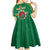 Personalized Dominica Kid Short Sleeve Dress Sisserou Parrot With Hibiscus Patterns - Wonder Print Shop