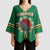 Personalized Dominica Kimono Sleeve Blouse Sisserou Parrot With Hibiscus Patterns - Wonder Print Shop