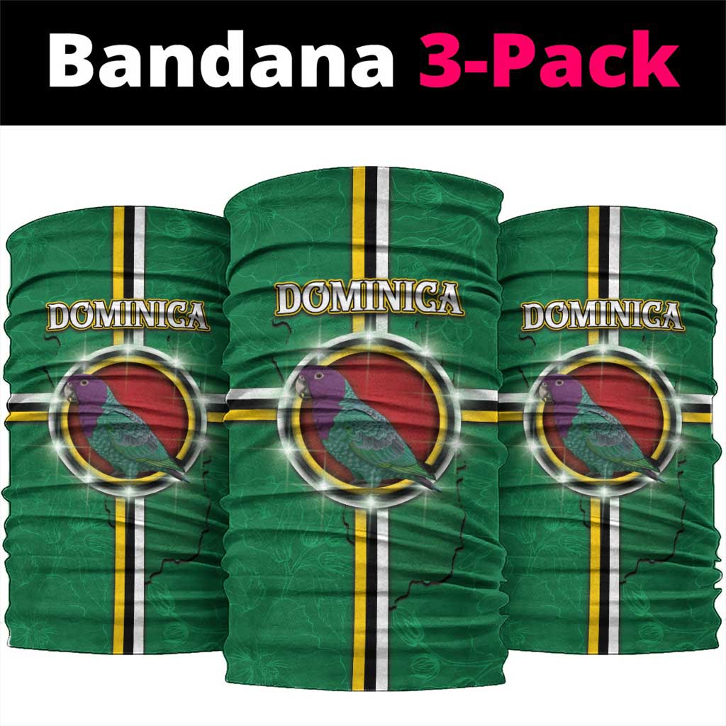 Dominica Neck Gaiter Sisserou Parrot With Hibiscus Patterns - Wonder Print Shop