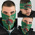 Dominica Neck Gaiter Sisserou Parrot With Hibiscus Patterns - Wonder Print Shop