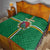 Dominica Quilt Sisserou Parrot With Hibiscus Patterns - Wonder Print Shop