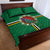 Dominica Quilt Bed Set Sisserou Parrot With Hibiscus Patterns - Wonder Print Shop