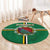 Dominica Round Carpet Sisserou Parrot With Hibiscus Patterns - Wonder Print Shop