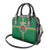 Dominica Shoulder Handbag Sisserou Parrot With Hibiscus Patterns - Wonder Print Shop