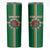 Personalized Dominica Skinny Tumbler Sisserou Parrot With Hibiscus Patterns - Wonder Print Shop