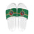 Dominica Slide Sandals Sisserou Parrot With Hibiscus Patterns - Wonder Print Shop