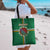 Dominica Tote Bag Sisserou Parrot With Hibiscus Patterns - Wonder Print Shop