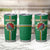 Personalized Dominica Tumbler Cup Sisserou Parrot With Hibiscus Patterns - Wonder Print Shop