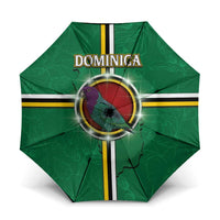Dominica Umbrella Sisserou Parrot With Hibiscus Patterns - Wonder Print Shop