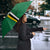 Dominica Umbrella Sisserou Parrot With Hibiscus Patterns - Wonder Print Shop