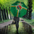 Dominica Umbrella Sisserou Parrot With Hibiscus Patterns - Wonder Print Shop