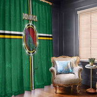 Dominica Window Curtain Sisserou Parrot With Hibiscus Patterns - Wonder Print Shop