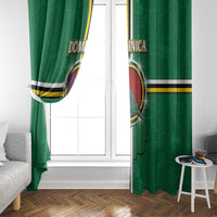 Dominica Window Curtain Sisserou Parrot With Hibiscus Patterns - Wonder Print Shop