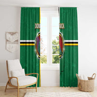 Dominica Window Curtain Sisserou Parrot With Hibiscus Patterns - Wonder Print Shop