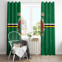 Dominica Window Curtain Sisserou Parrot With Hibiscus Patterns - Wonder Print Shop