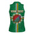 Personalized Dominica Women Sleeveless Polo Shirt Sisserou Parrot With Hibiscus Patterns - Wonder Print Shop