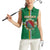 Personalized Dominica Women Sleeveless Polo Shirt Sisserou Parrot With Hibiscus Patterns - Wonder Print Shop