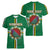 Personalized Dominica Women V-Neck T-Shirt Sisserou Parrot With Hibiscus Patterns - Wonder Print Shop