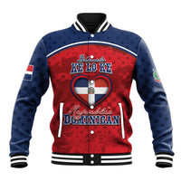 Personalized Dominican Republic Baseball Jacket Dimelo Ke Lo Ke - Wonder Print Shop