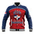 Personalized Dominican Republic Baseball Jacket Dimelo Ke Lo Ke - Wonder Print Shop