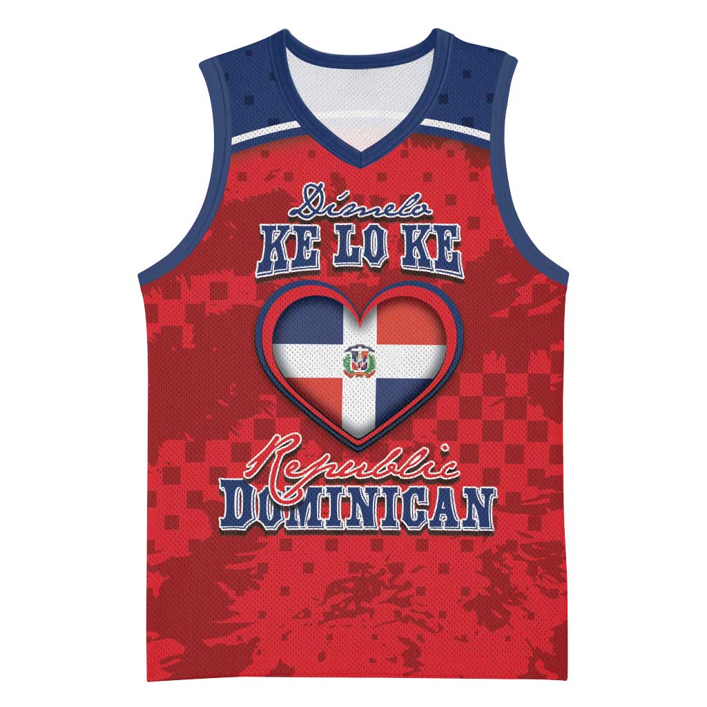 Personalized Dominican Republic Basketball Jersey Dimelo Ke Lo Ke - Wonder Print Shop