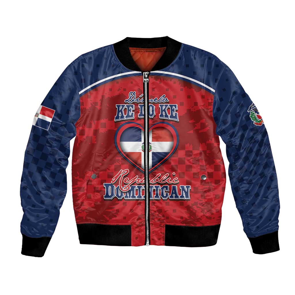 Personalized Dominican Republic Bomber Jacket Dimelo Ke Lo Ke - Wonder Print Shop