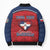 Personalized Dominican Republic Bomber Puffer Jacket Dimelo Ke Lo Ke - Wonder Print Shop
