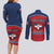 Personalized Dominican Republic Couples Matching Long Sleeve Bodycon Dress and Long Sleeve Button Shirt Dimelo Ke Lo Ke - Wonder Print Shop