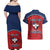 Personalized Dominican Republic Couples Matching Off Shoulder Maxi Dress and Hawaiian Shirt Dimelo Ke Lo Ke - Wonder Print Shop